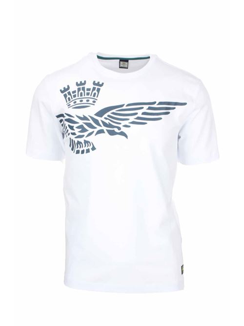 T-shirt mezza manica in cotone stretch con maxilogo Aeronautica Militare | TShirt | TS1933J46973062